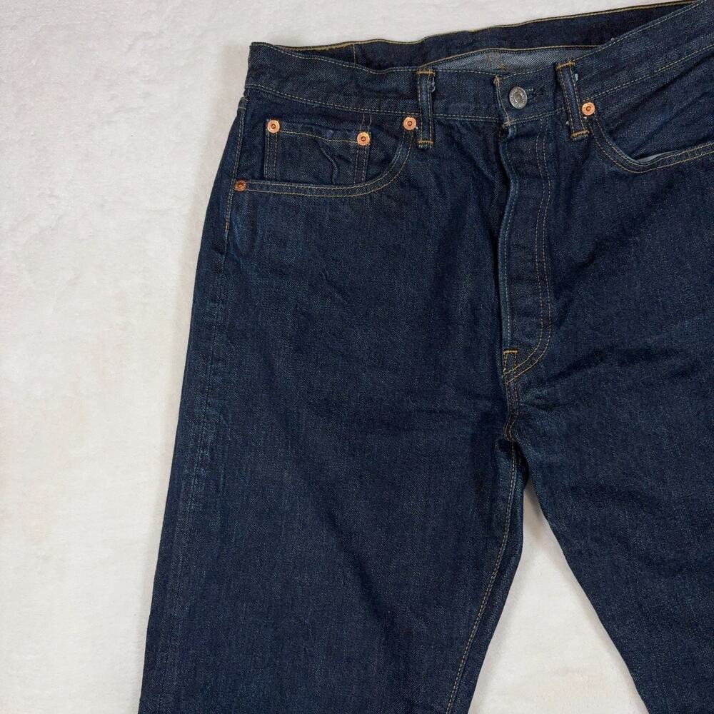 Sugar Cane 1966 Jeans W32 L34 Dark Wash Straight Leg - Picture 2 of 16